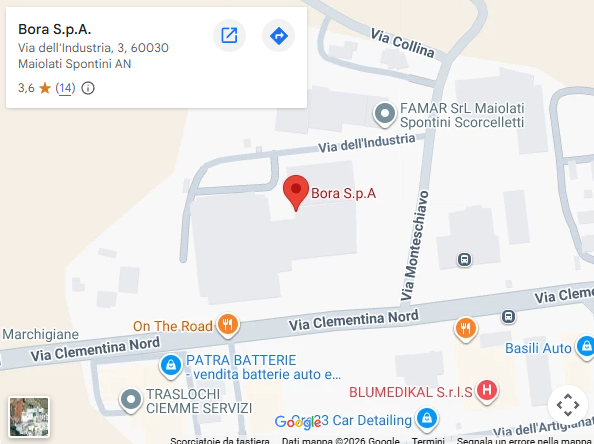 BORA Pl map